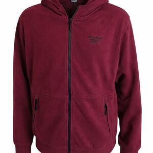 Reebok Fleece Zip Hoodie Jacket Maroon XL NWT $115